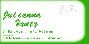 julianna hantz business card